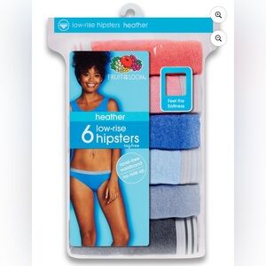 Fruit of the Loom Women's Cotton Low-Rise Hipster Underwear, 8 pack